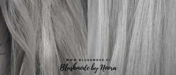 Vaalean tukan ylläpito – testissä Waterclouds Violet Silver -tuotteet