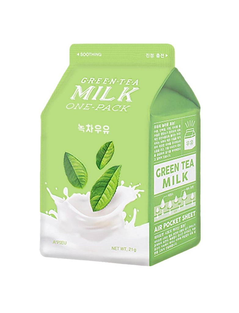 A'Pieu Green Tea Milk One-Pack Mask