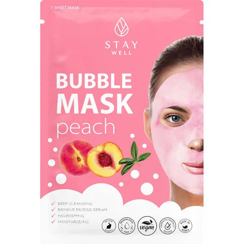 Deep Cleansing Bubble Mask Peach 1 pcs 20 g